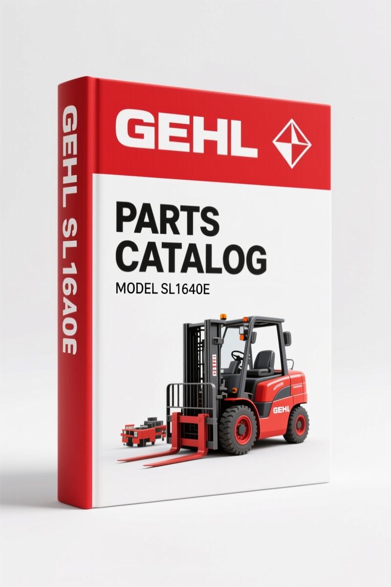 GEHL SL1640E 2010 Parts Catalog – 112 Pages Factory Specs