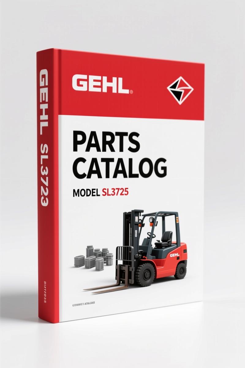 GEHL SL3725, SL3825 Parts Catalog – 96 Pages | OEM Parts Breakdown