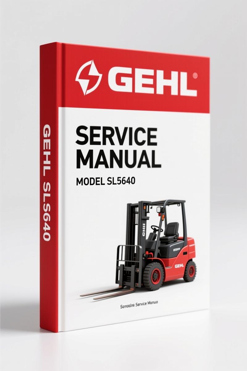 GEHL SL4640, SL4840, SL5640, SL6640 Service Manual – 104 Pages