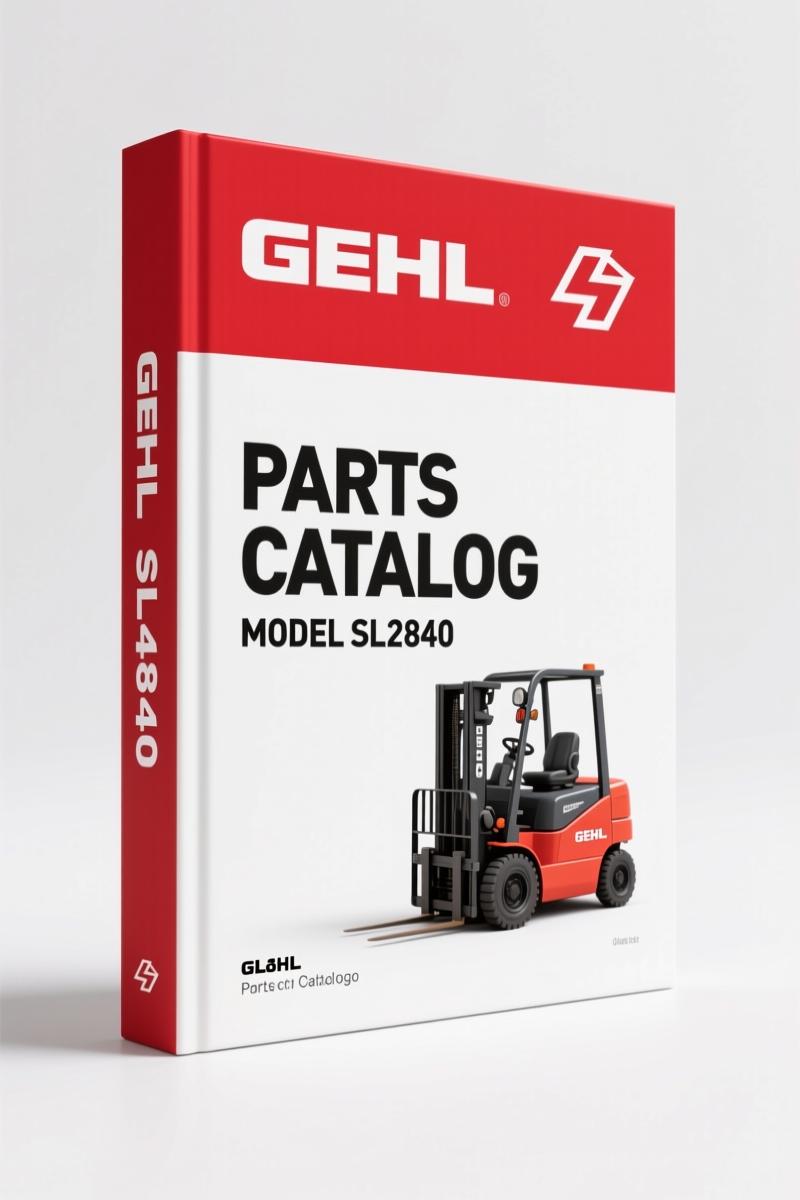 GEHL SL4640, SL4840, SL5640, SL4640E, SL4840E 2009 Parts Catalog