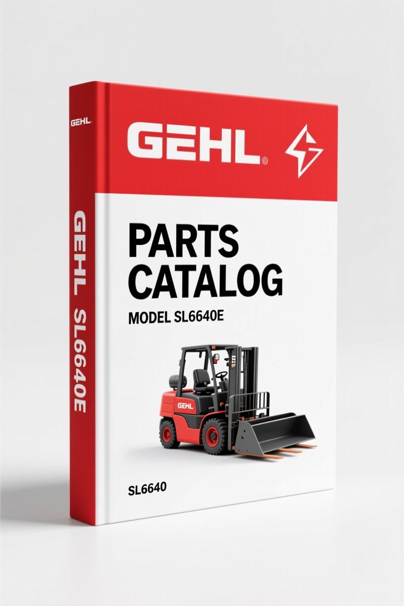 GEHL SL5640E, SL6640E 2010 Parts Catalog – OEM Factory Specs