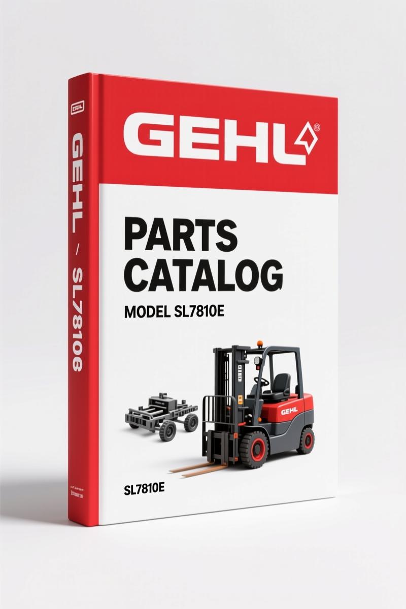 GEHL SL7810E, 7810 2009 Parts Catalog – OEM Factory Parts Data