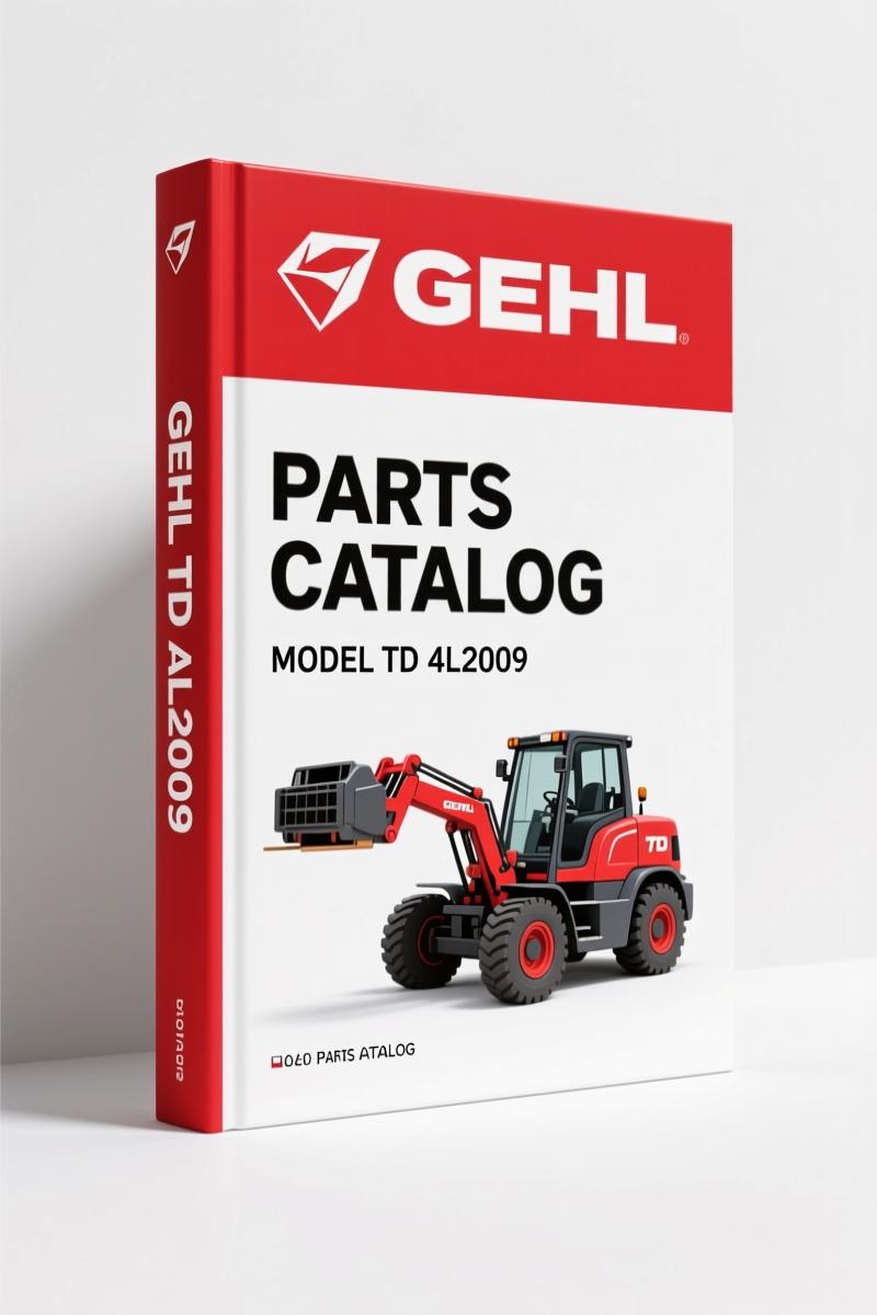 GEHL TD 4L2009 2007 Parts Catalog – OEM Factory Parts Manual