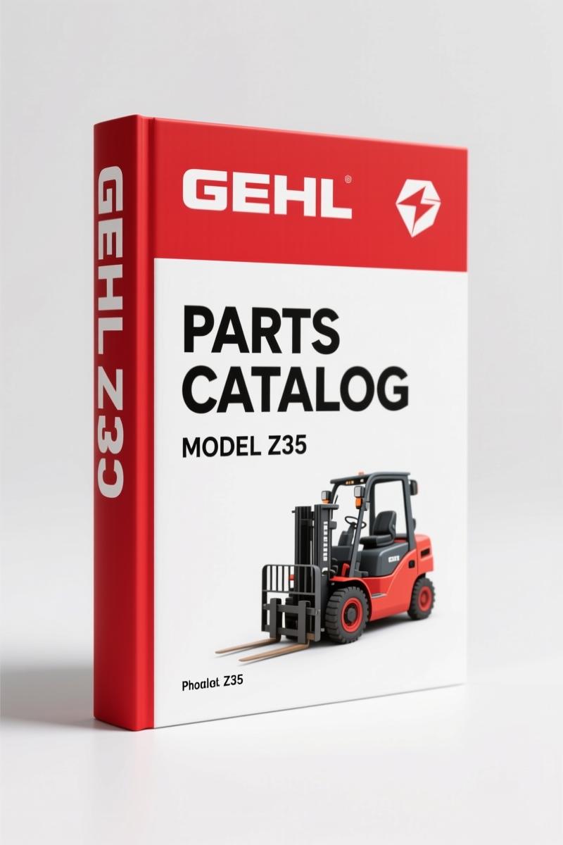 GEHL Z35 2013 Parts Catalog – 320 Pages | OEM Factory Specs