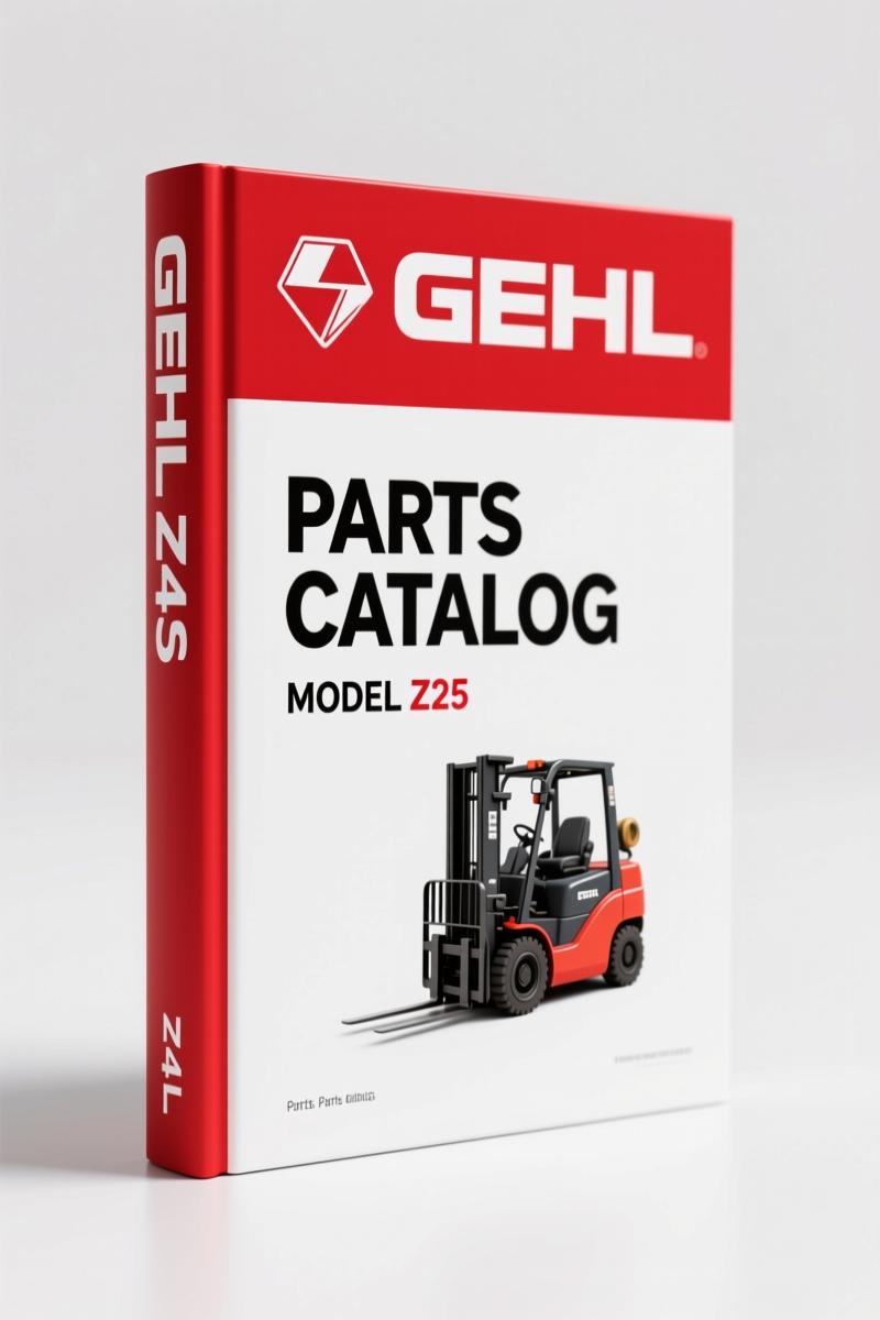 GEHL Z45 2014 Parts Catalog – 364 Pages OEM Parts Breakdown