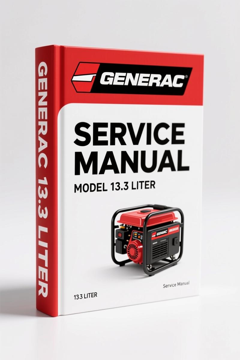 Generac 13.3 LITER Service Manual – 180 Pages of OEM Specs