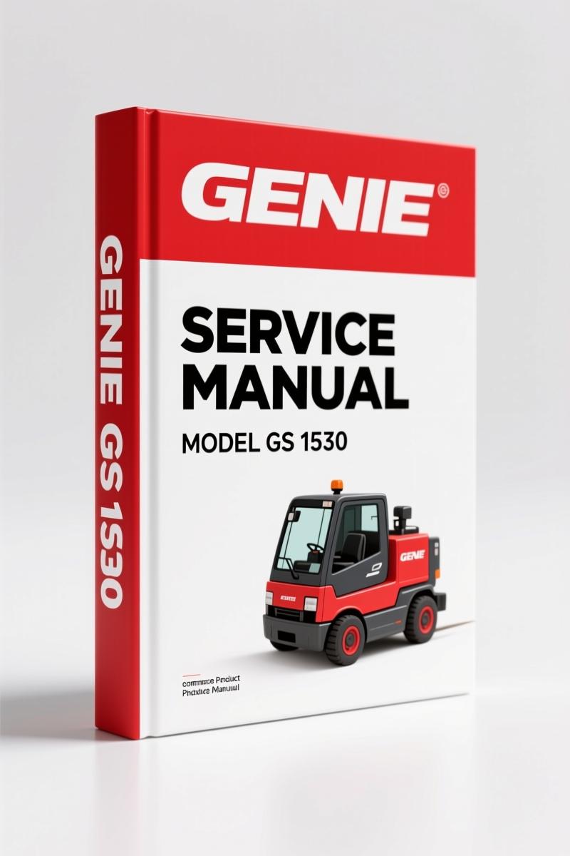 Genie GS 1530, GS 1930 2006 Service Manual – Factory Specs for Scissor Lifts
