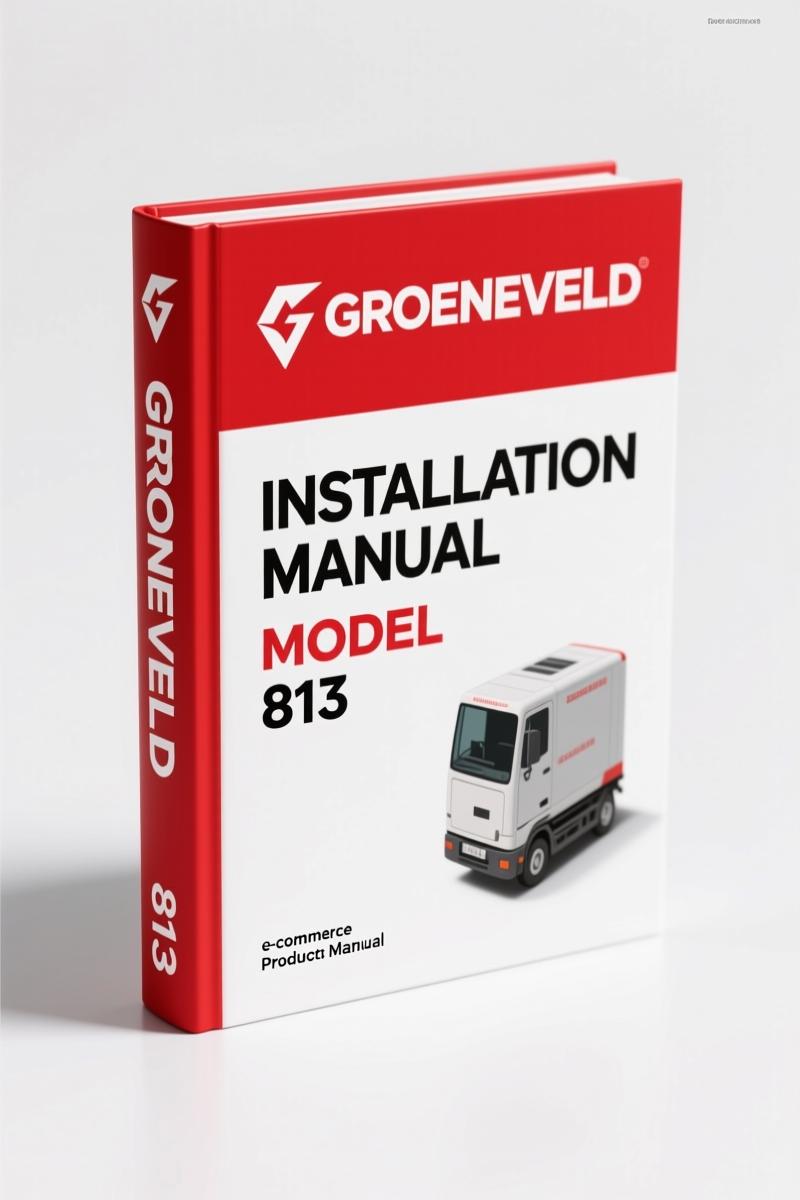 Groeneveld TWIN-3, 813 Installation Manual – Elme 813 Line