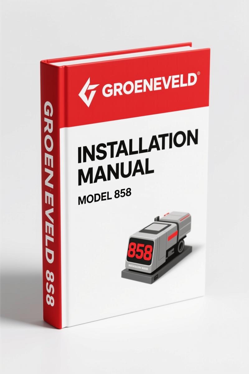 Groeneveld TWIN-3, 858 Installation Manual – 56 Pages of OEM Specs