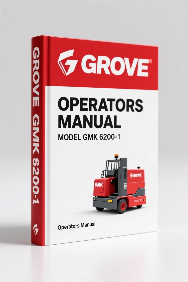 Grove GMK 6200-1 1999 Operators Manual – 804-Page Factory Document