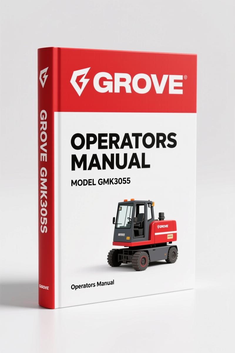 Grove GMK3055 2004 Operators Manual – 1012 Pages of Factory Specs
