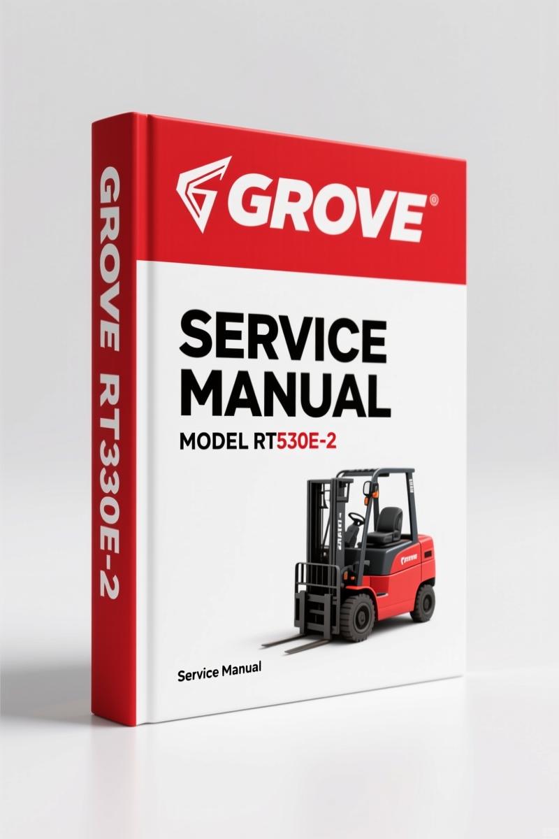 Grove RT530E-2 2008 Service Manual – 288 Pages Factory Specs