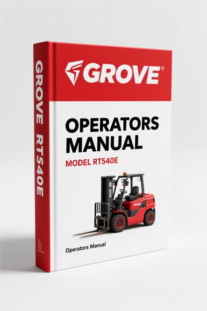 Grove RT540E 2007 Operators Manual – Factory Safety & Operating Data