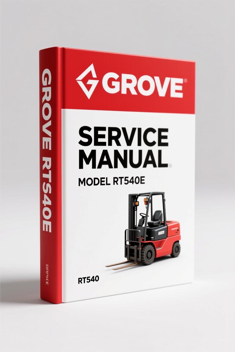 Grove RT540E 2008 Service Manual – 298-Page Factory Document