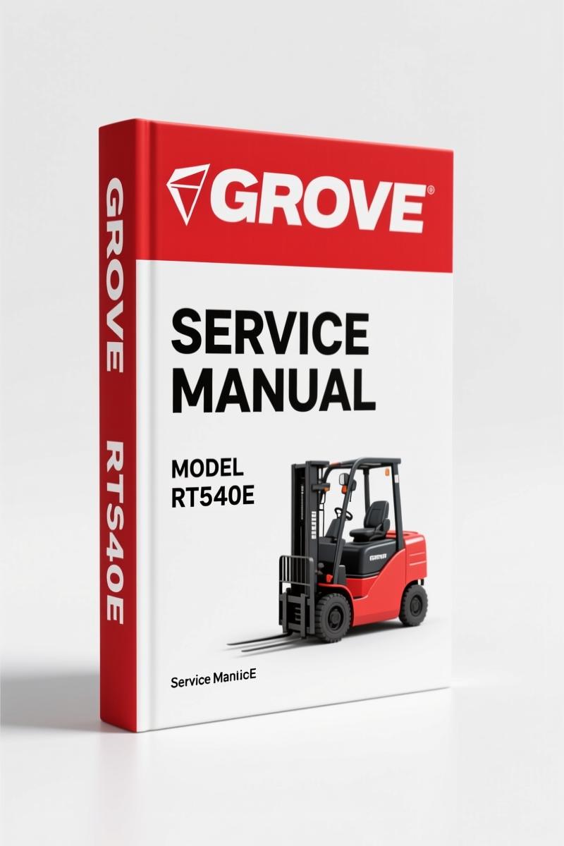 Grove RT540E 2007 Service Manual – Factory Specs & Repair Procedures