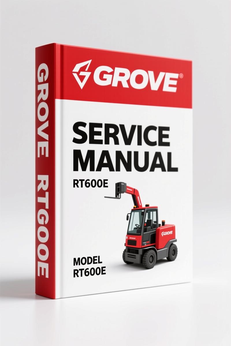 Grove RT600E 2007 Service Manual – Factory Specs & Repair