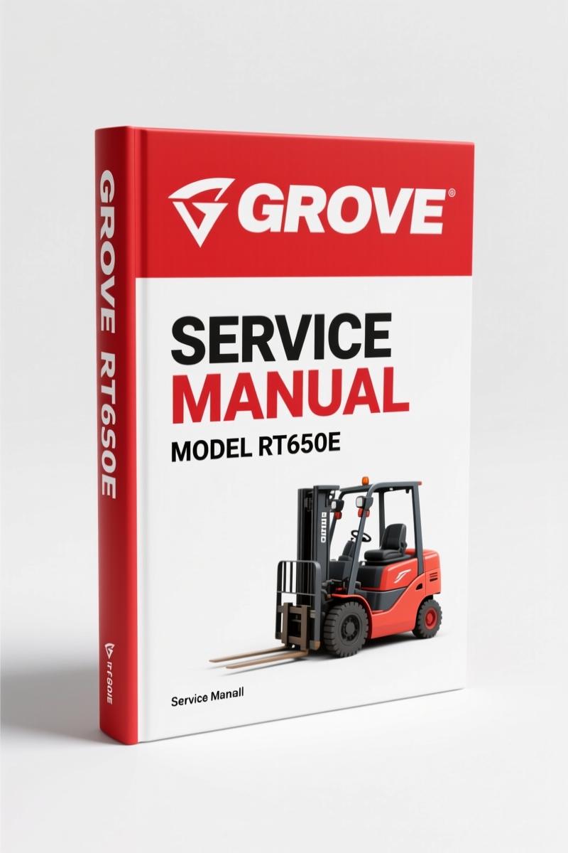 Grove RT650E 2008 Service Manual – Factory Specs & Repair
