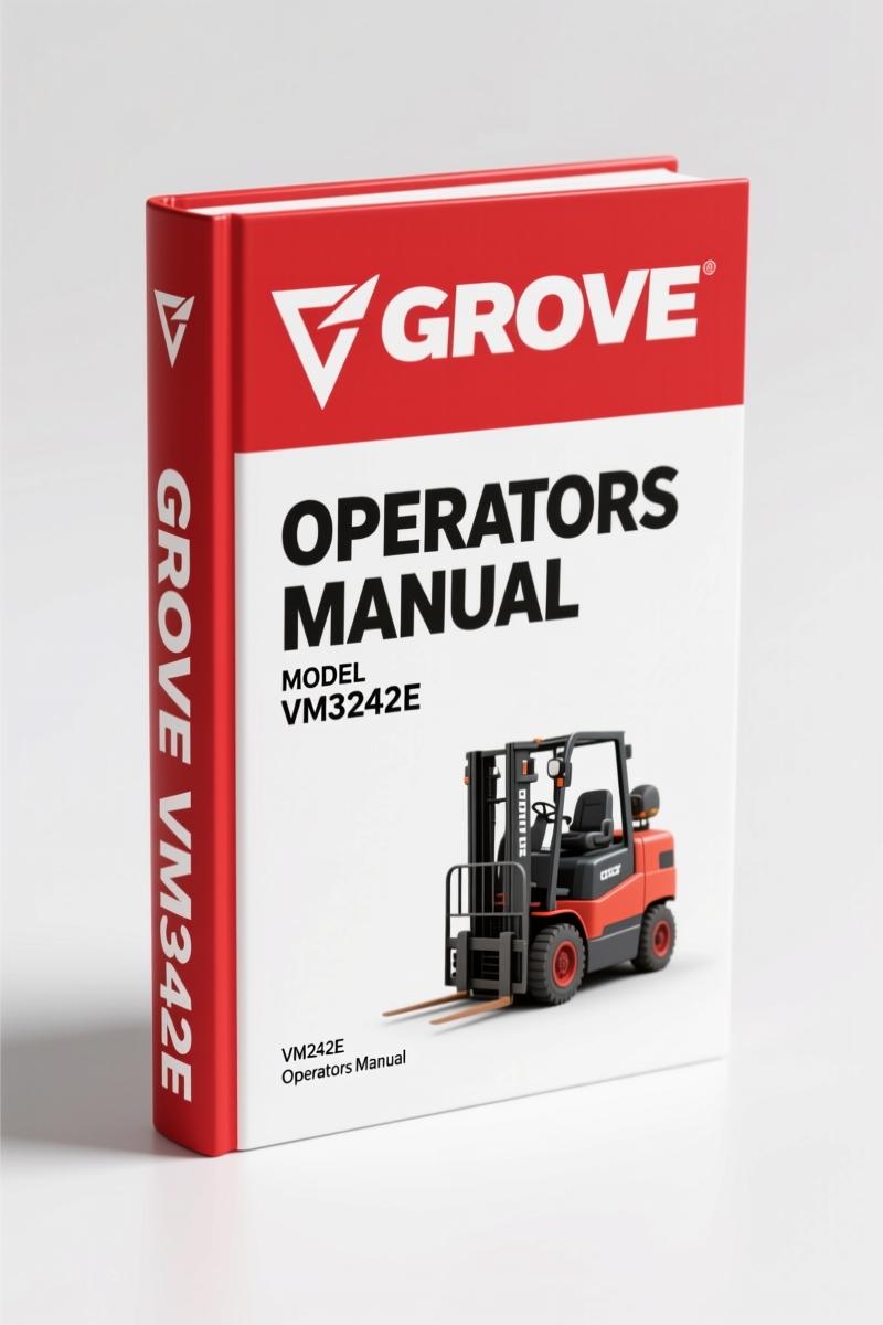 Grove VM3242E Operators Manual – Factory Safety & Maintenance Specs