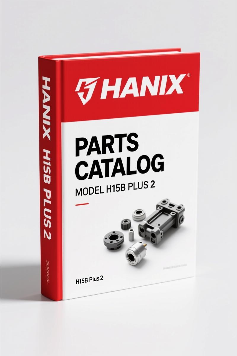 Hanix H15B Plus 2 Parts Catalog – 92-Page OEM Exploded View Manual