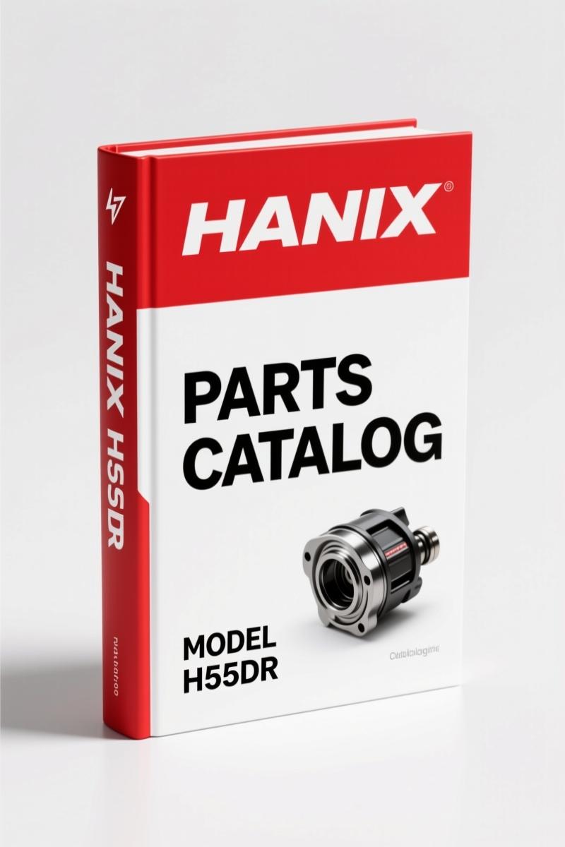 Hanix H55DR Parts Catalog – 162 Pages of OEM Exploded Views
