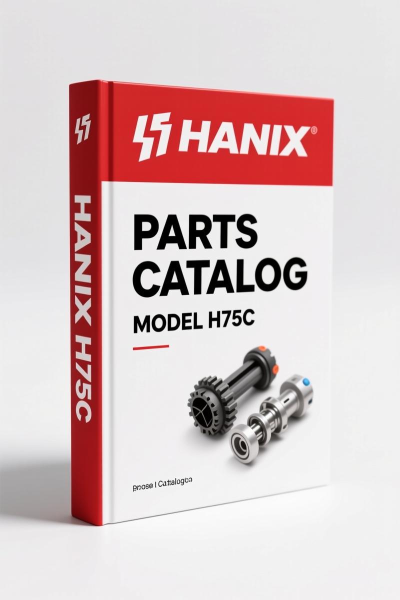 Hanix H75C Parts Catalog – 240-Page OEM Parts Identification