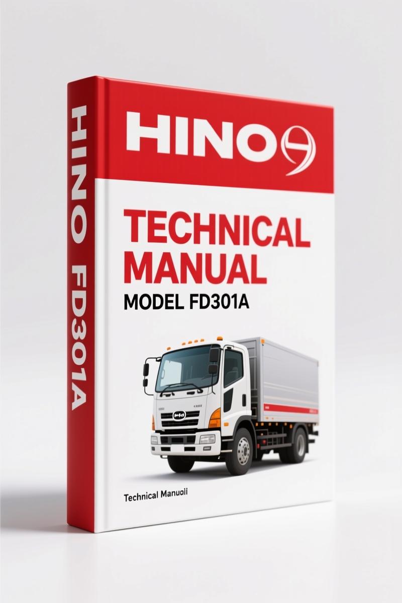 Hino FD301A, FD7J Technical Manual – OEM Body Mounting Specs