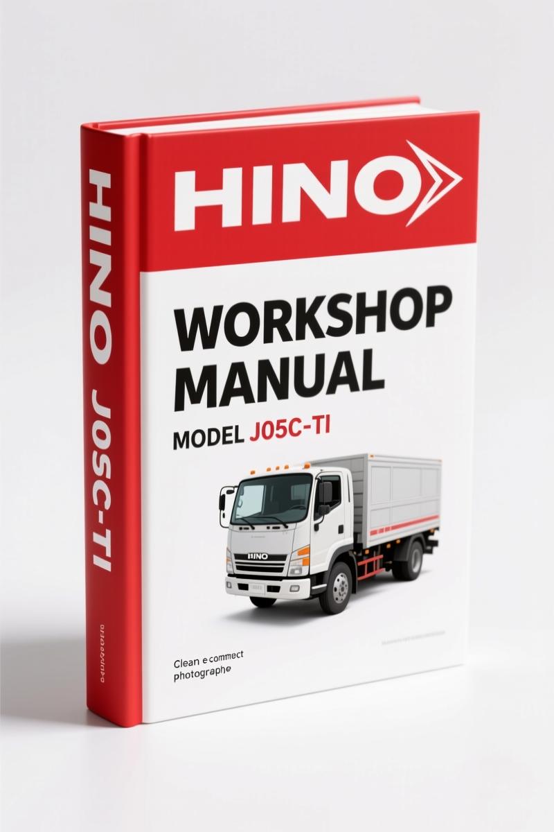 Hino J05C-TI Workshop Manual – 218-Page OEM Service Document