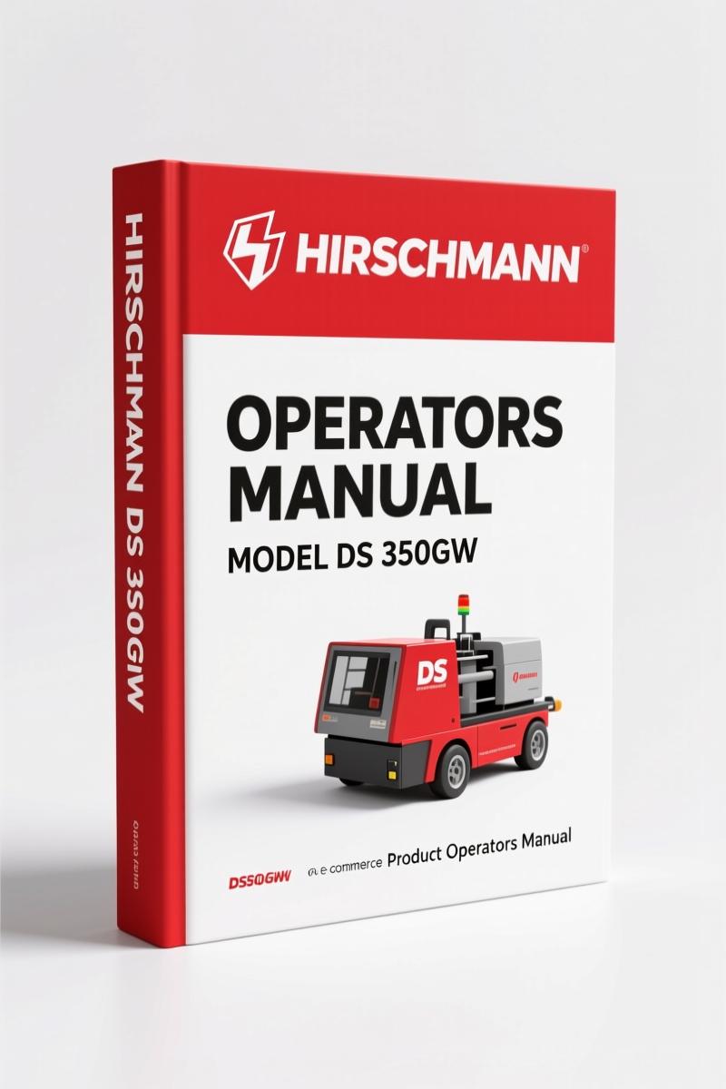Hirschmann DS 350GW 1996 Operators Manual – OEM Specs for LMI