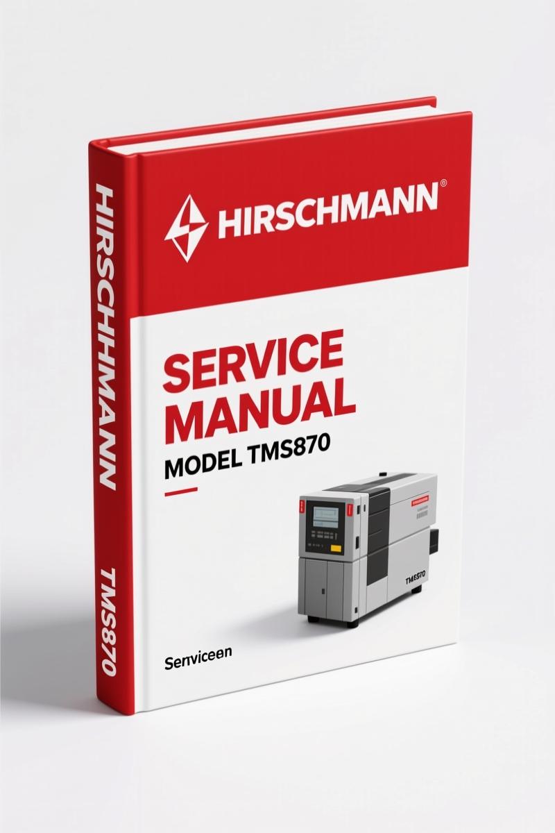 Hirschmann TMS870, TTS870, RT865BXL 2006 Service Manual – OEM LMI