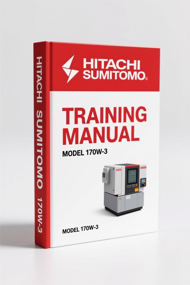 Hitachi Sumitomo 170W-3, 190W-3 Training Manual – 148 Pages
