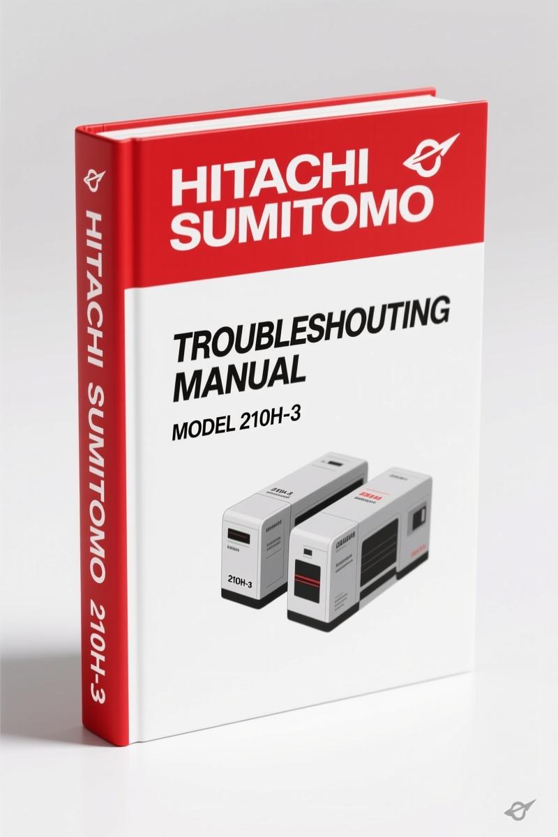Hitachi Sumitomo 200-3, 210H-3, 210K-3, 200LC-3, 210LCH-3 Troubleshooting Manual