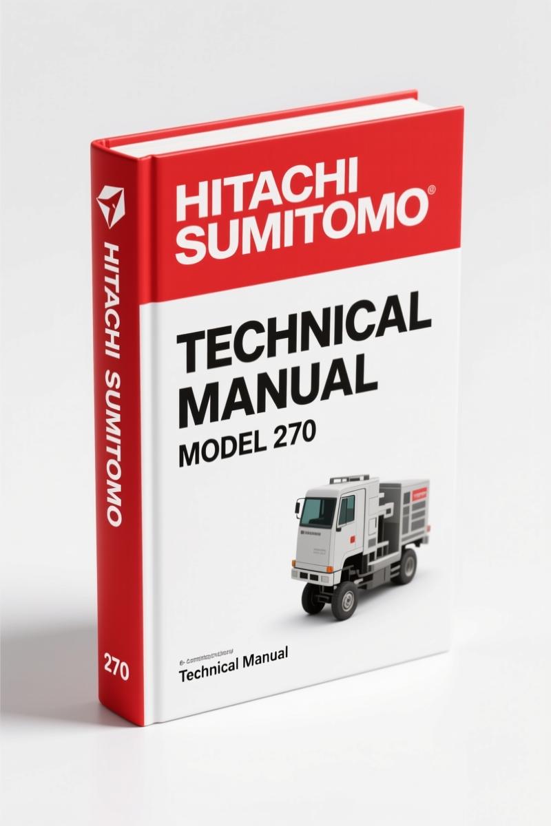 Hitachi Sumitomo 200, 210, 225, 240, 270 Technical Manual | 424 Pages