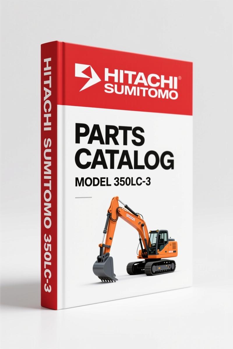 Hitachi Sumitomo 330-3, 330LC-3, 350LC-3 Parts Catalog - 369 Pages