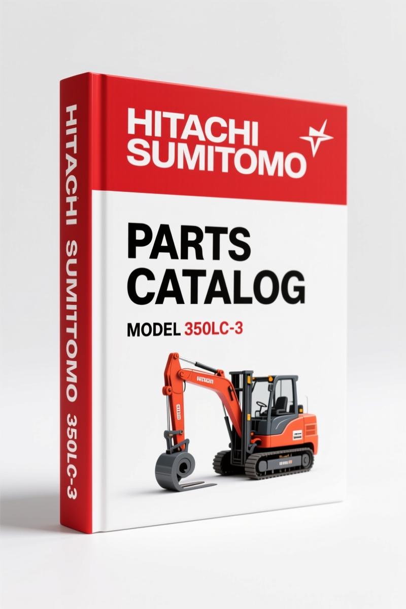 Hitachi Sumitomo 330LC-3, 350LC-3 Parts Catalog – 52 Pages