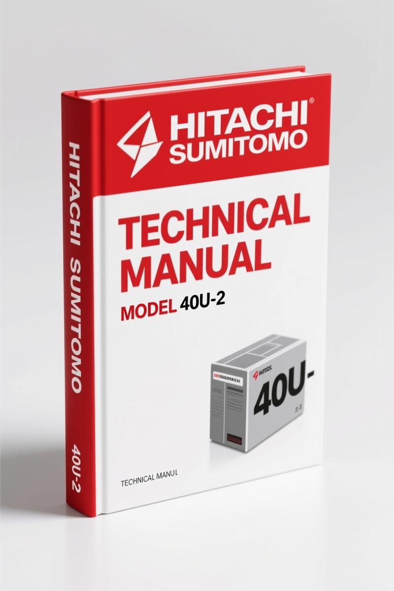 Hitachi Sumitomo 40U-2, 50U-2 2007 Technical Manual – Factory Specs
