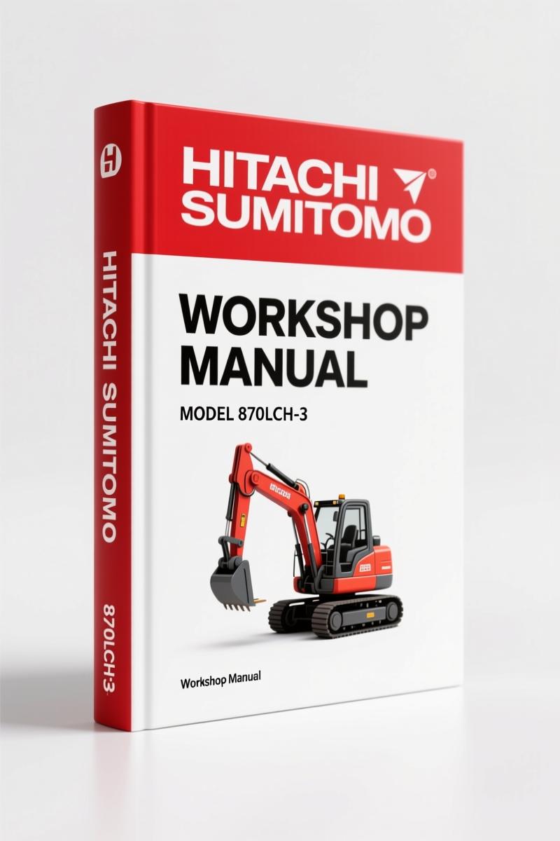 Hitachi Sumitomo 850-3, 850LC-3, 870H-3, 870LCH-3 Workshop Manual