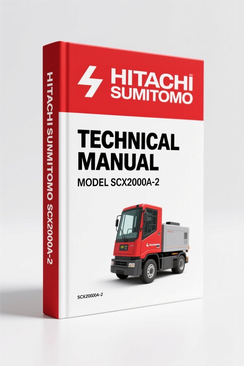 Hitachi Sumitomo SCX2000A-2 Technical Manual – 48-Page Factory Specs