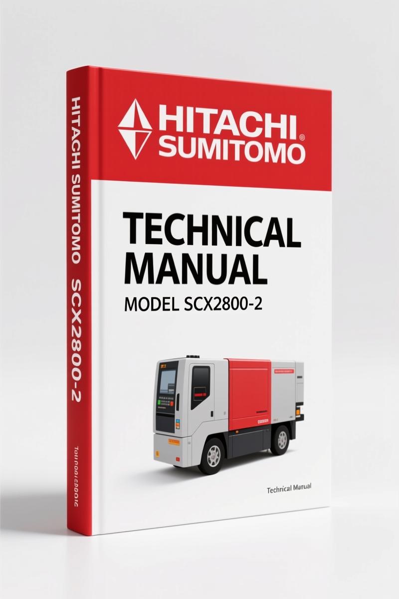 Hitachi Sumitomo SCX2800-2 Technical Manual – 28 Pages of Factory Crane Specs