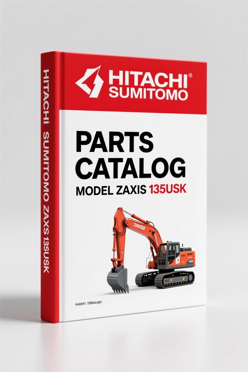 Hitachi Sumitomo ZAXIS 135US Parts Catalog – 210 Pages