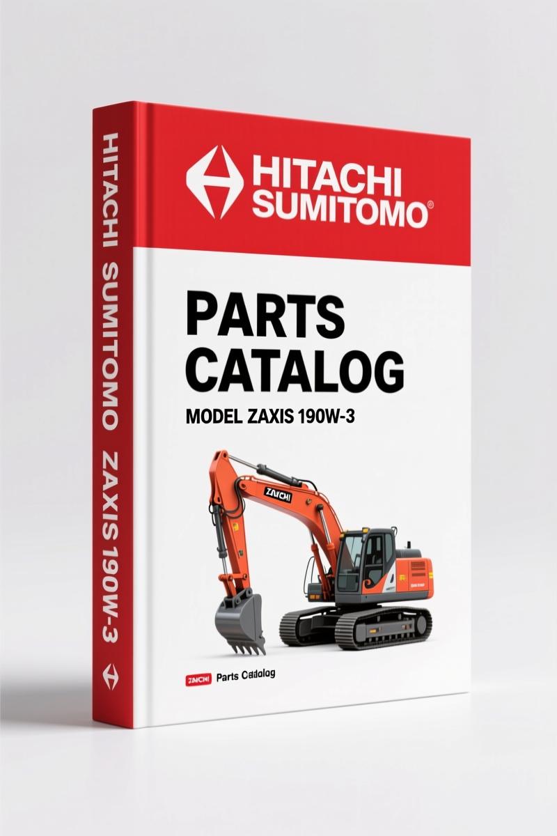 Hitachi Sumitomo ZAXIS 190W-3 Parts Catalog – 356 Pages OEM