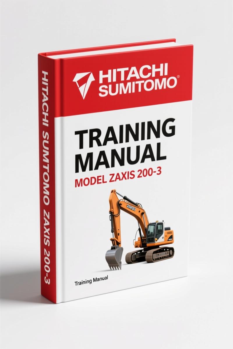 Hitachi Sumitomo ZAXIS 200-3, 240-3, 270-3 Training Manual – 68 Pages