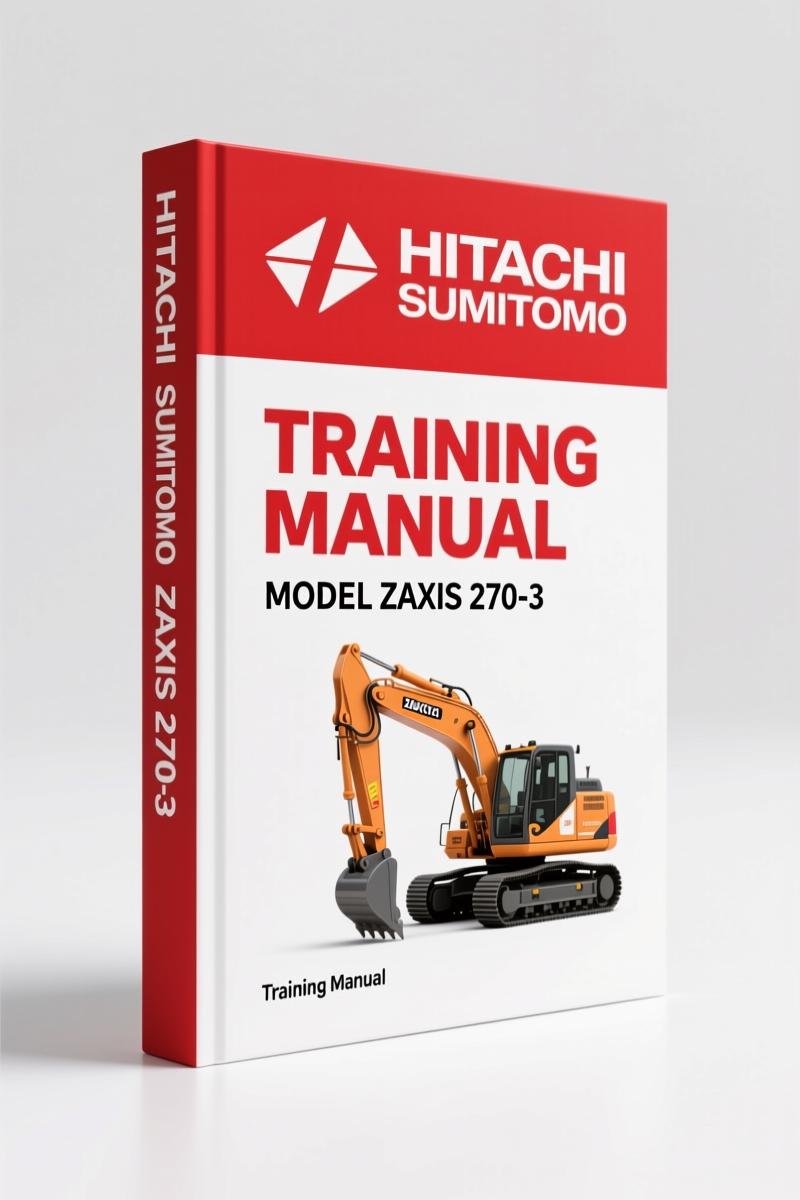 Hitachi Sumitomo ZAXIS 200-3, 240-3, 270-3 Training Manual