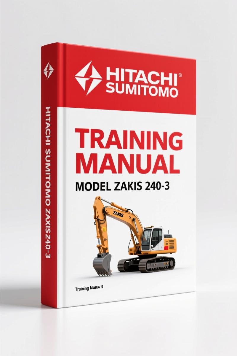 Hitachi Sumitomo ZAXIS 200-3 240-3 270-3 330-3 Training Manual – 143 Pages
