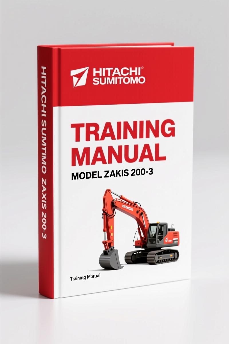 Hitachi Sumitomo ZAXIS 200-3, 240-3, 270-3 Training Manual – 375 Pages