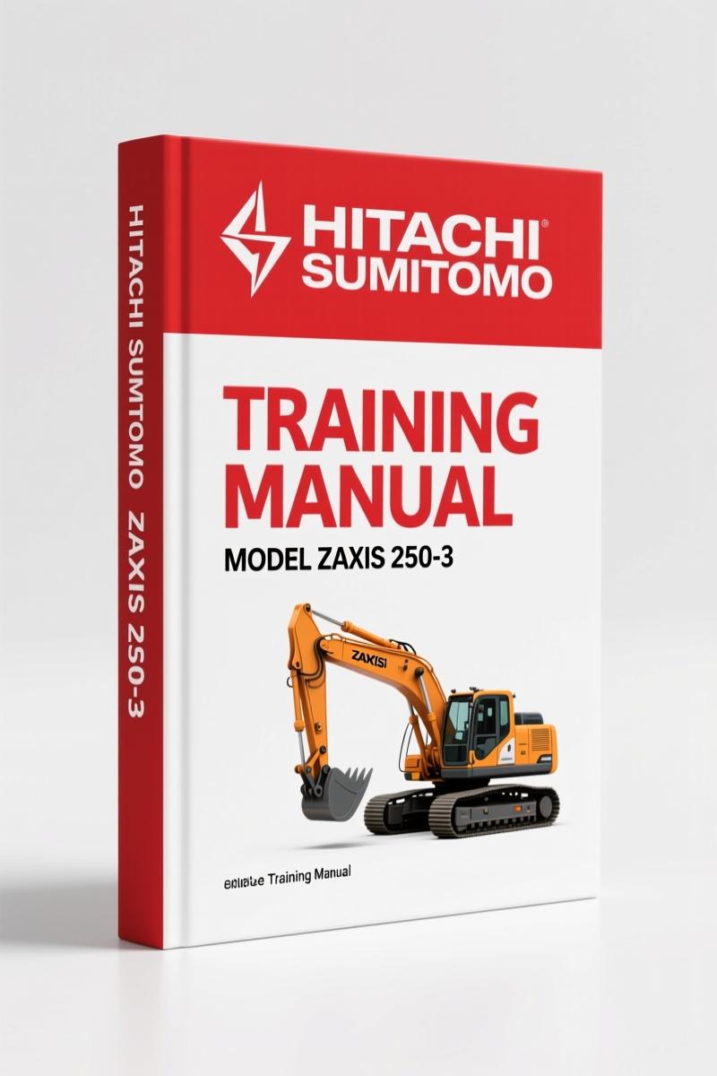 Hitachi Sumitomo ZAXIS 250-3, 280-3, 350-3 Training Manual - 167 Pages