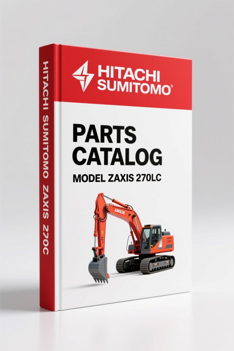 Hitachi Sumitomo ZAXIS 270, 270LC, 280LC, 280LCN Parts Catalog – 588 Pages
