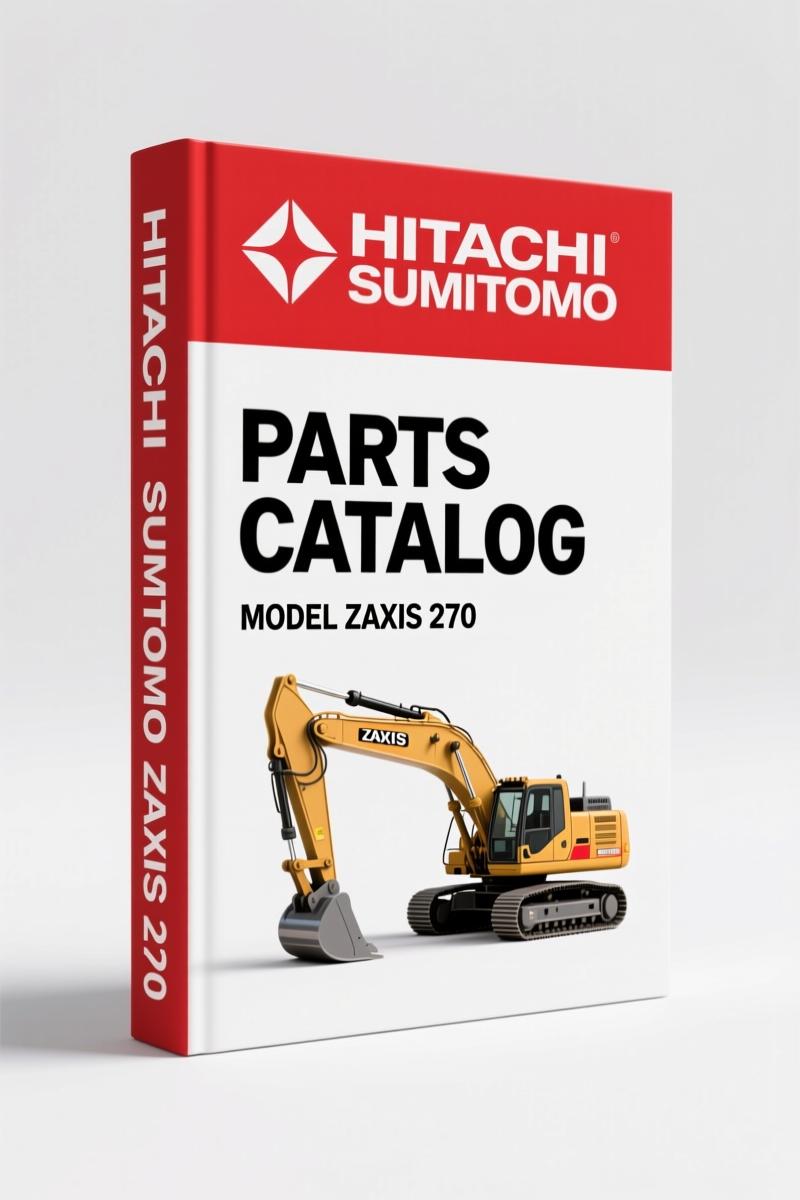 Hitachi Sumitomo ZAXIS 270, 270LC, 280LC, 280LCN Parts Catalog – 202 Pages