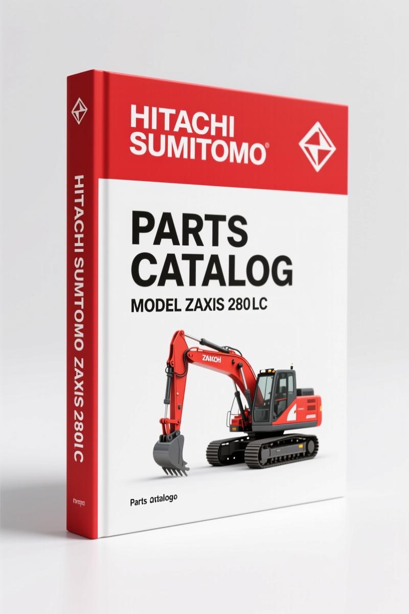 Hitachi Sumitomo ZAXIS 270, 270LC, 280LC, 280LCN Parts Catalog 598 Pages