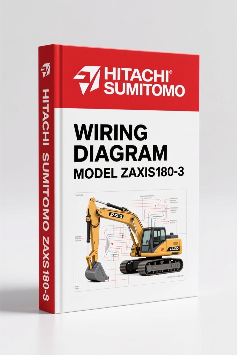 Hitachi Sumitomo ZAXIS160-3, ZAXIS180-3 Wiring Diagram | Factory Electrical Schematics
