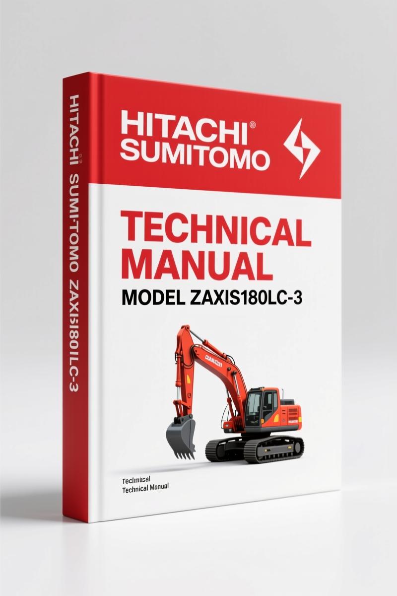 Hitachi Sumitomo ZAXIS160LC-3, ZAXIS180LC-3, ZAXIS180LCN-3 2007 Technical Manual